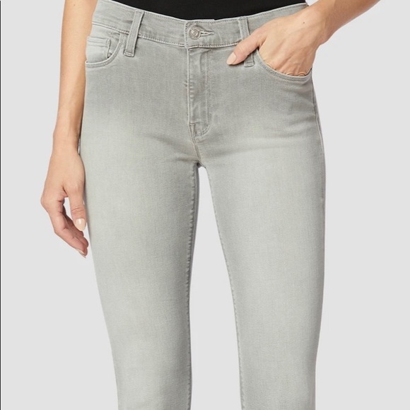 Hudson Nico Super Skinny Midrise Grey Jeans - Picture 3 of 8